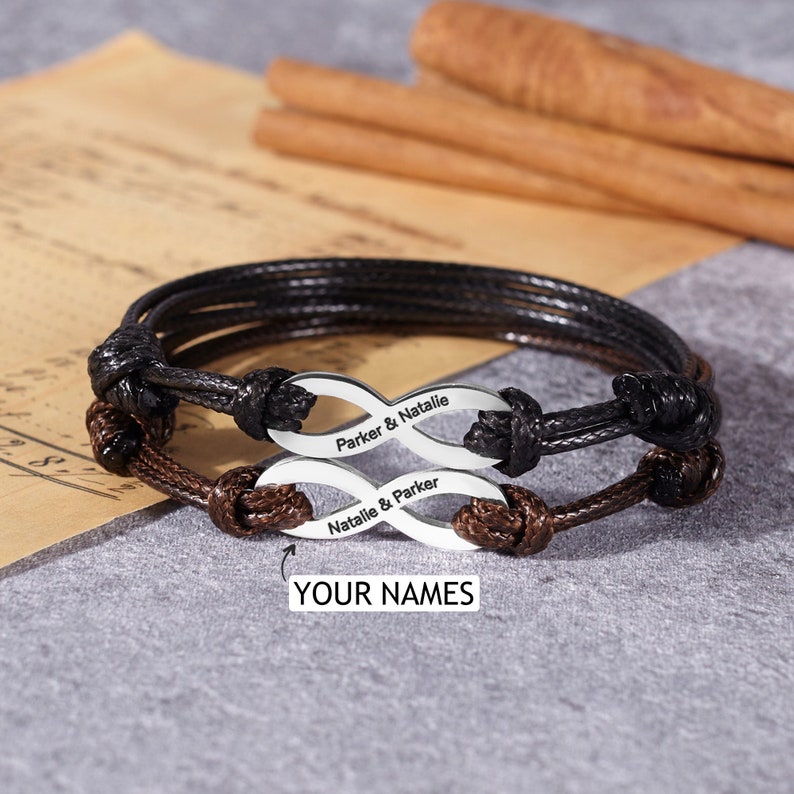 Couple's Infinity Bracelets - Main Image