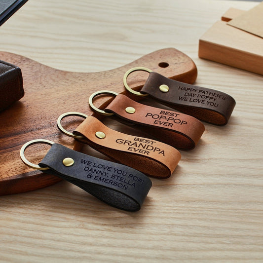 Keychain For Grandpa From Grandkids