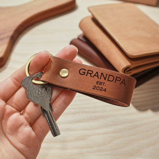 New Grandpa Keychain - Grandpa est.