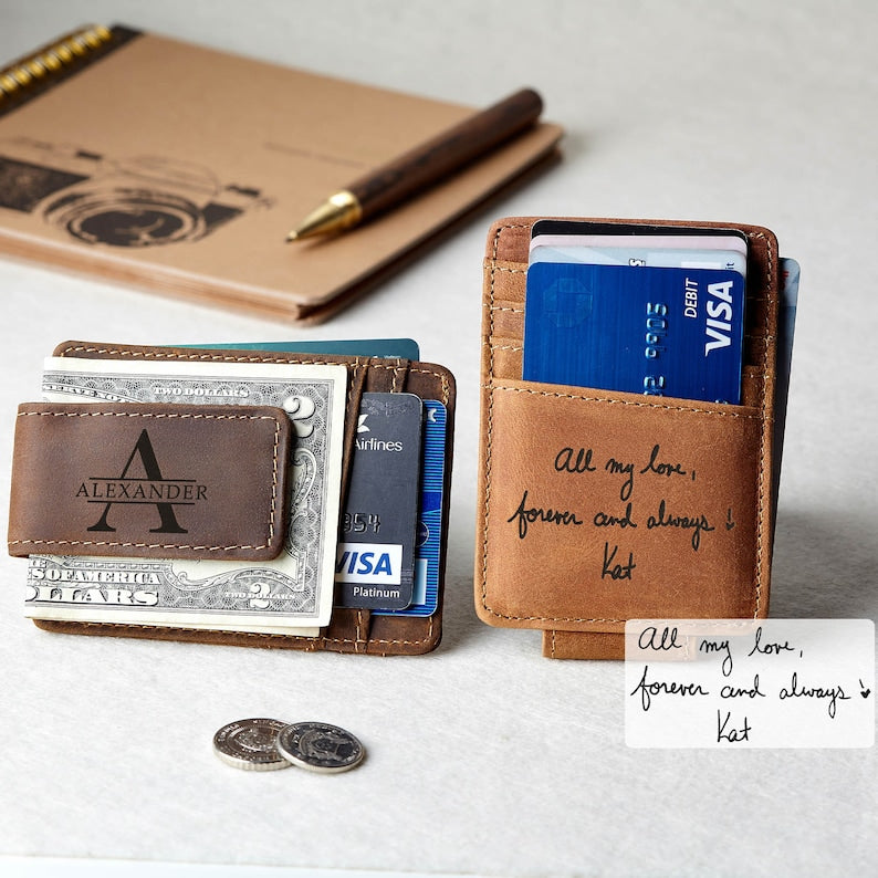 Custom Money File Personalized Money Clip With Handwriting – Rugged Gifts