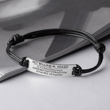 Custom Military Memorial Bracelet