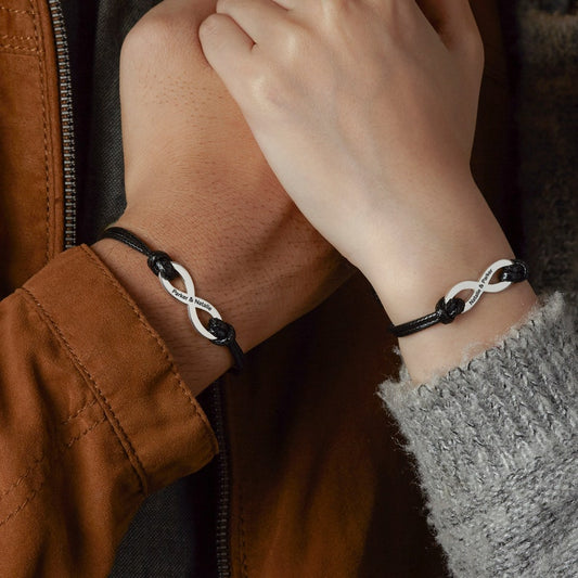 Couple's Infinity Bracelets