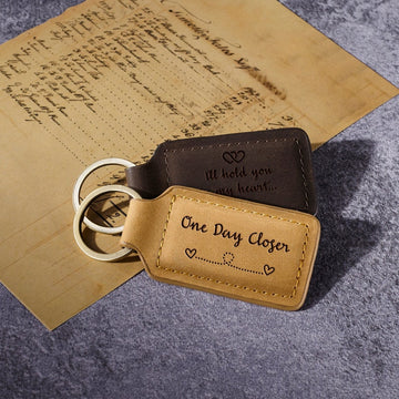 Long Distance Relationship Keychains - One Day Closer