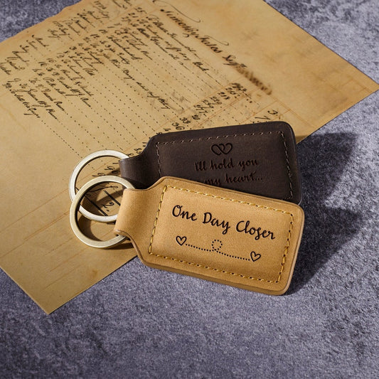 Long Distance Relationship Keychains - One Day Closer