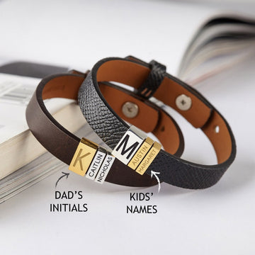 Kids' Name Bracelet For Dad