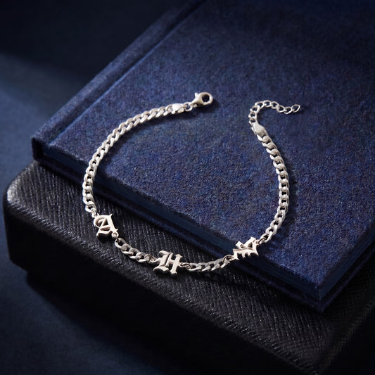 Custom Initial Bracelet For Men