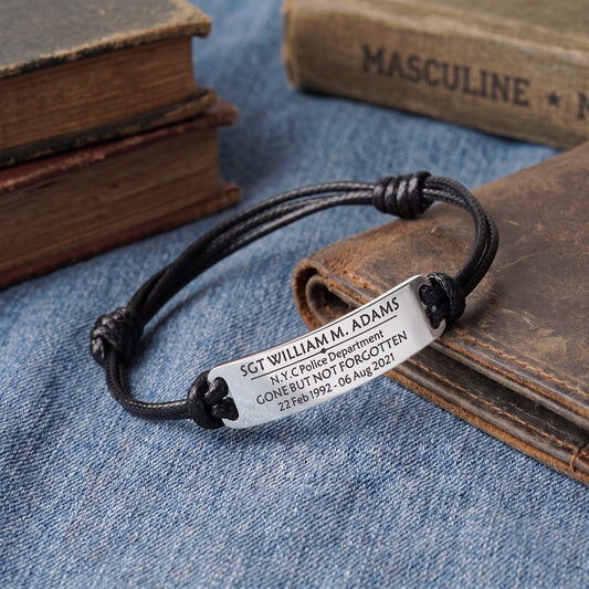 Custom Military Memorial Bracelet