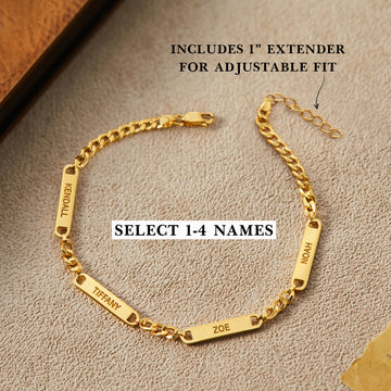 Custom Names Bracelet For Men