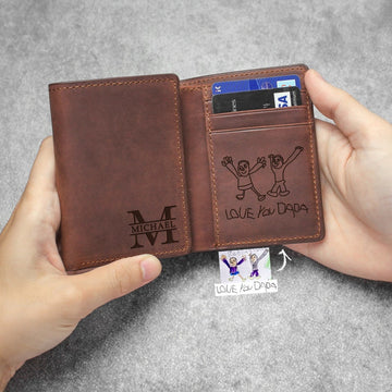 Kid Drawing Wallet - Trifold Wallet