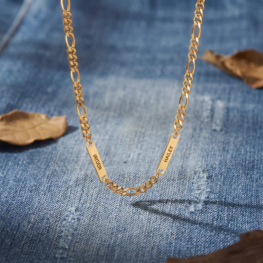 Men Necklace With Custom Names