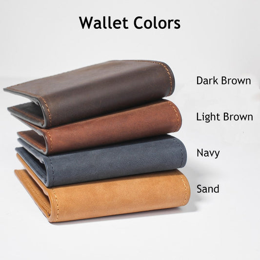 Personalized Wallet For Men - Genuine Leather