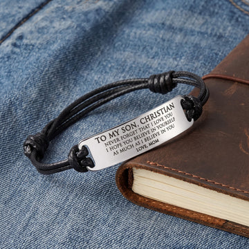 Personalized Bracelet For Son