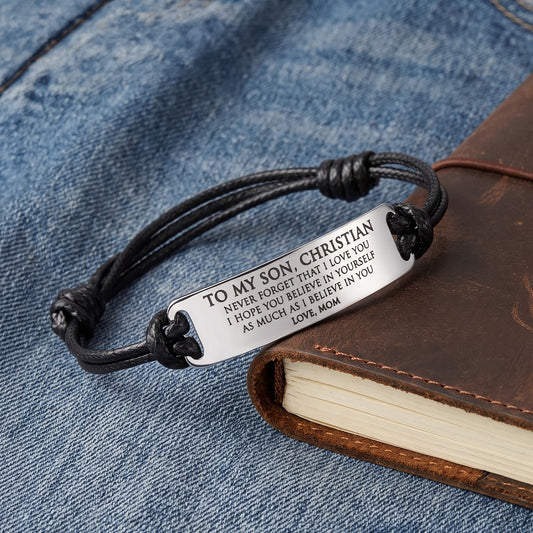 Personalized Bracelet For Son