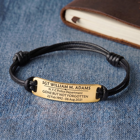 Custom Military Memorial Bracelet
