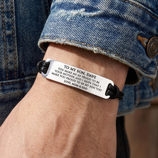 Personalized Bracelet For Son