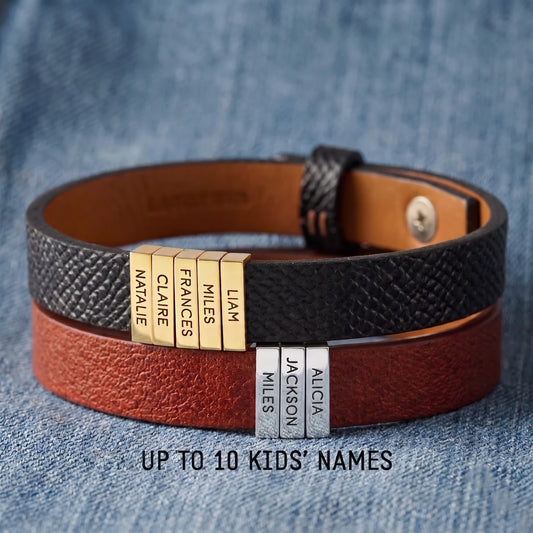 Children's Name Bracelet For Dad