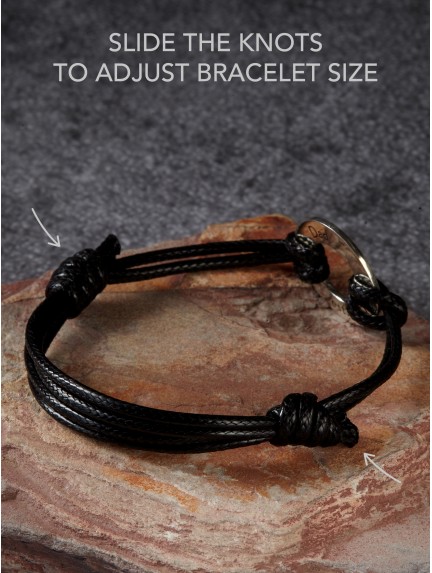 Men's Leather Braided Bracelet for Dad