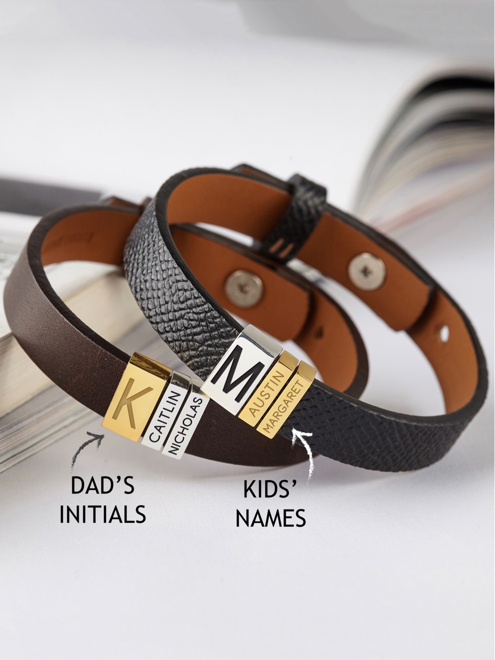 Kids' Name Bracelet For Dad