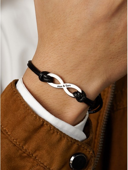 Personalised Infinity Bracelet