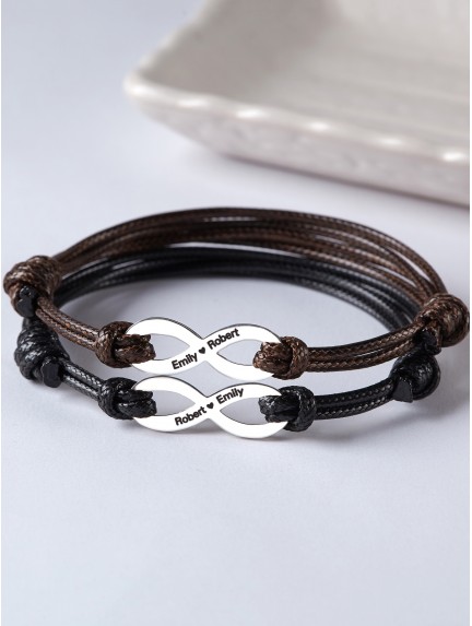 Couple's Infinity Bracelets
