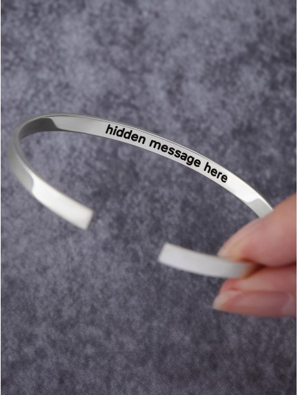 Hidden Message Bracelet for Men