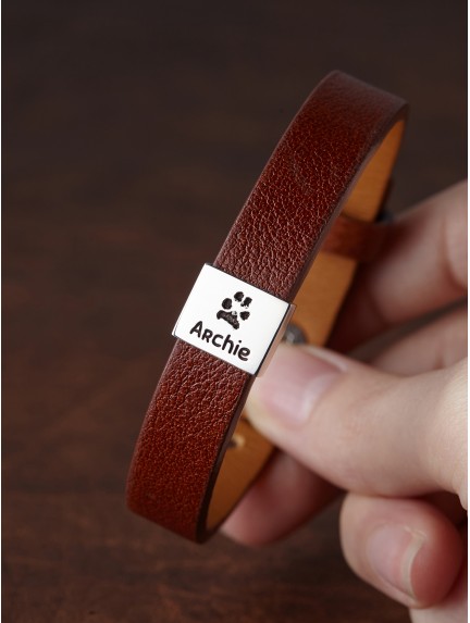 Actual Paw Print Bracelet