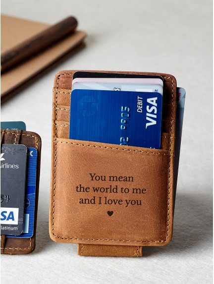 Personalized Dad Money Clip