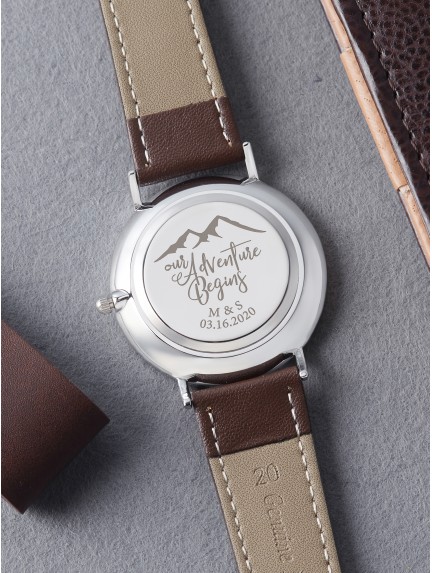 Engraved Watch For Groom