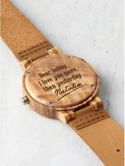 Custom Wooden Watch For Men