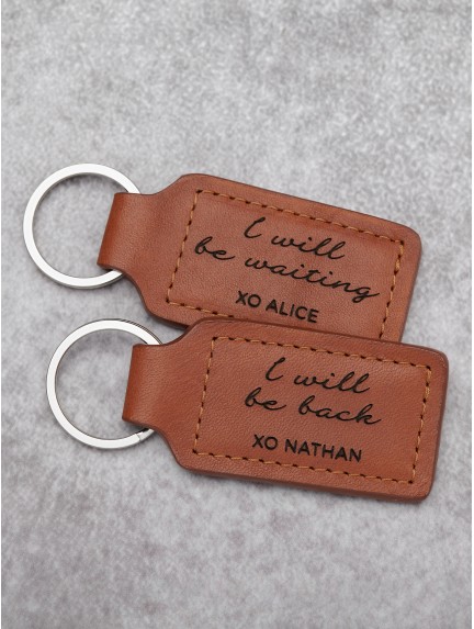 Long Distance Relationship Keychains - Deployment Keychains
