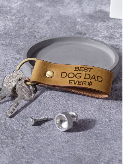 Best Pet Dad Keychain