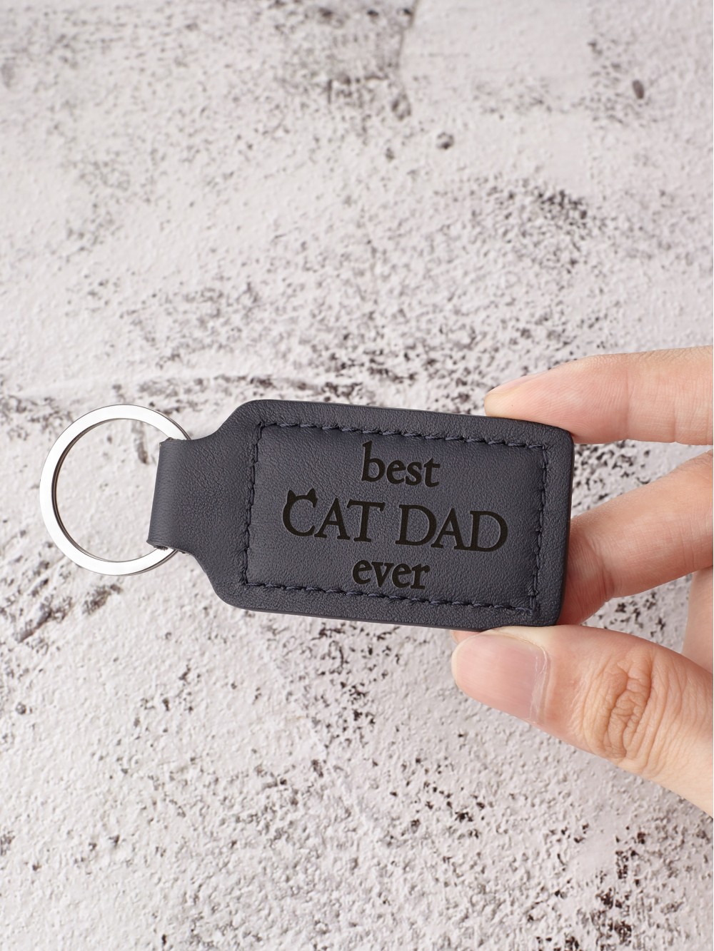Personalized Keychain For Pet Dad