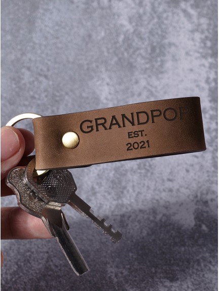 New Grandpa Keychain - Grandpa est.