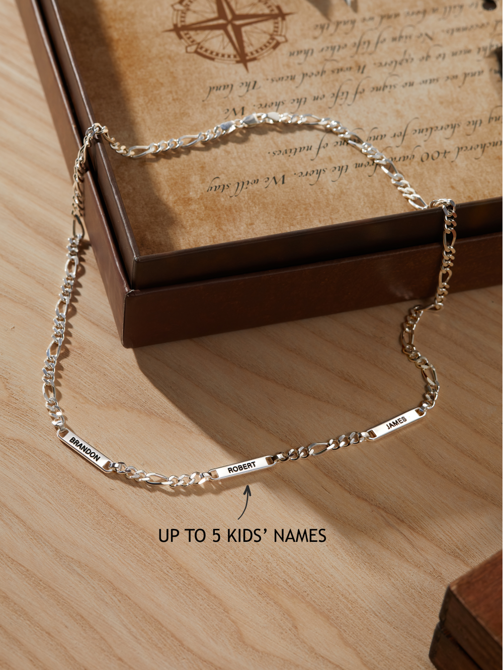 Dad Necklace With Kids Names