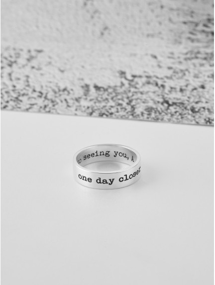 One Day Closer Ring - Long Distance Gift for Him