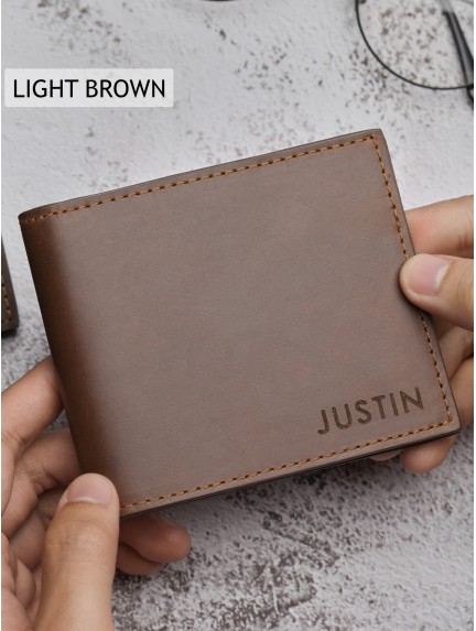 Personalized Wallet For Step Dad - Genuine Leather