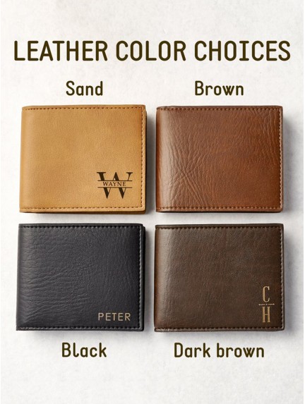 Vegan Leather Wallet For Dad