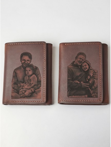 Personalized Photo Trifold Wallet