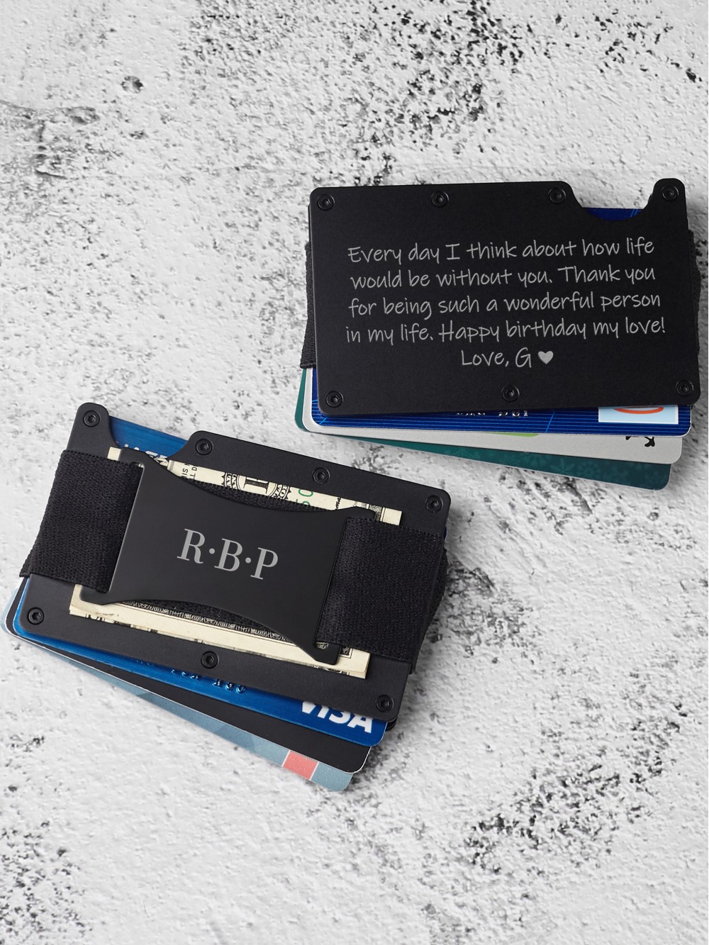 Personalized Metal Wallet For Men