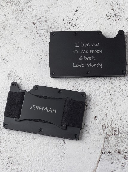 Personalized Metal Wallet For Men