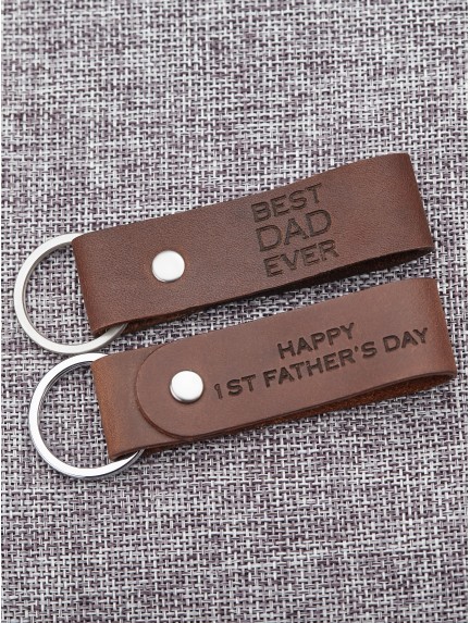 Dad Keychain - Best Dad Ever